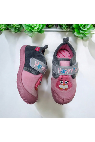 GEZER Πλήρης Ορθοπεδική Χειμερινή Happy Birds Μαλακή αντιολισθητική βάση για σπίτι, νηπιαγωγείο, παντόφλες νηπιαγωγείου