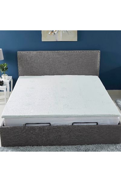 Home Box Aloevera Memory Foam King Mattress Topper - 180x200 cm
