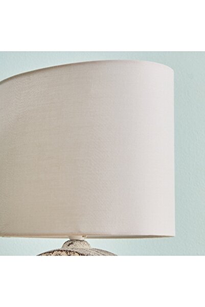 Home Box Novalie Ceramic Table Lamp with Shade - 37 cm