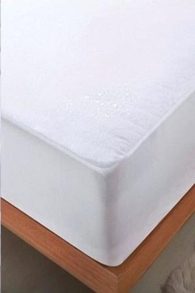 Divanev Battal Double Size 220x200 Cm Cotton Fitted Mattresses Liquid Proof