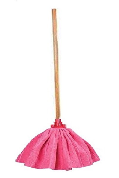 Suff Medium Mikrofiber Havlu Paspas Mop Ucu Ve Ahşap Sapı Takım