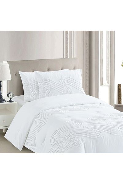 Home Box Spiral Twin 3-Piece Comforter Set - 160x220 cm