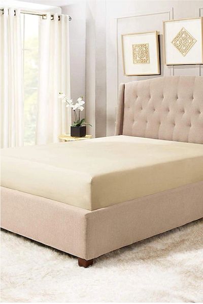 Altın Karma Jersey Combed Cotton 100x200 Cm Single Elastic Sheet Cream
