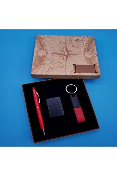 HSDemirci Keychain Lighter Pen Gift Set Decorative Gift