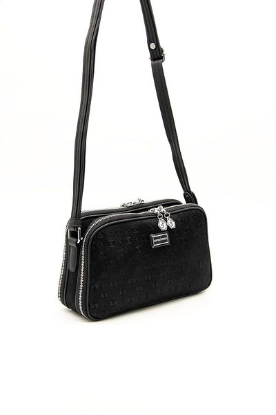Silver Polo Silver & Polo Black - Black SP899 Geantă crossbody pentru femei