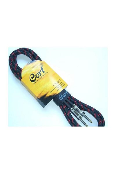 CORT Ca526 Bk Instrument Cable Black/red 5 Meters