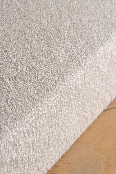 mycey Elastic Stretch King Size White Towel Sheet 180x200 Cm