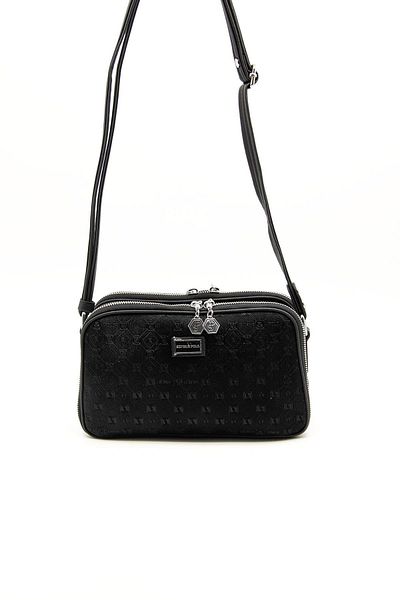 Silver Polo Silver & Polo Black - Black SP899 Geantă crossbody pentru femei