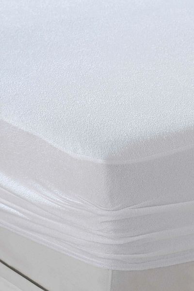 mycey Fitted 160x200 Cm Liquid Proof Double Mattress Micro Fabric