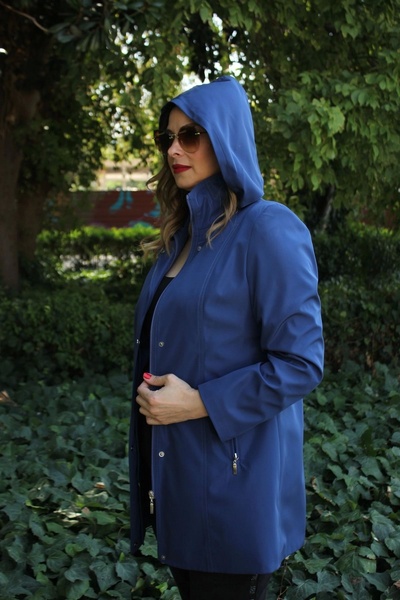 Moda Berray 1616 FERMUARLI CEP DETAYLI KAPUŞONLU BONDİT CEKET