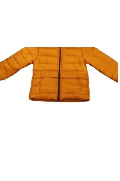 coppa kids Baby Pocketed Hooded Lined Quilted Winter Coat-Frnd52 - Mustard - 18-24 Months
