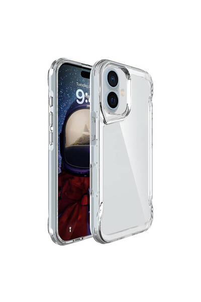 prolysus Apple iPhone 16 Plus Kılıf Kamera Çıkıntılı Koruyucu Kalın Kristal Ş...