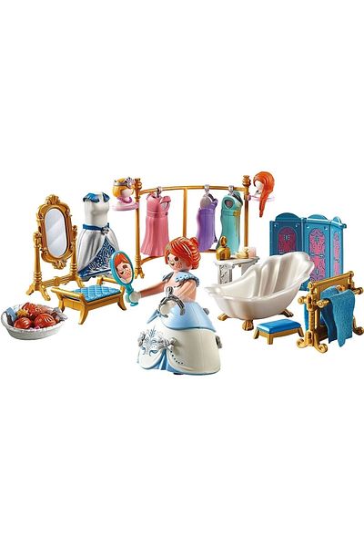 Playmobil 70454 Princess Castle Dressing Room, Magical World for Princes and Princesses, Fun, Y
