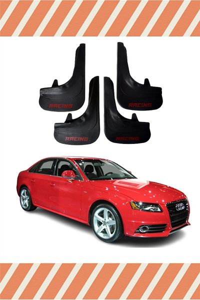 NOVDES Hg Audi A4 Racing Written 4-Piece Leggings Mudguard Mudguard