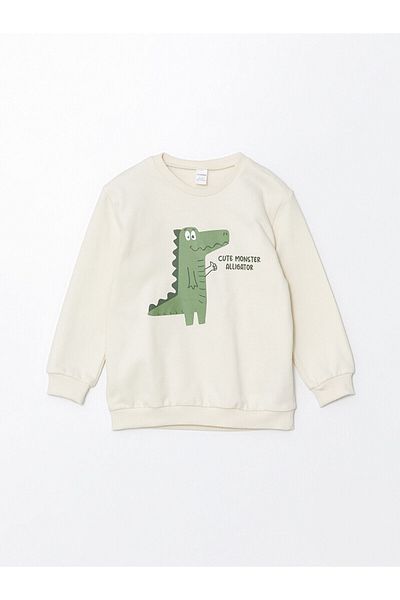 LC Waikiki Lw - Crew Neck Printed Baby Boy Sweatshirt Pack of 2