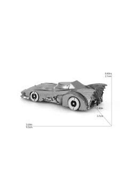 DIY 1989 BATMOBILE 3D Metal Model Puzzle Puzzle model kits DIY laser cut 14+ Age 82+ pieces