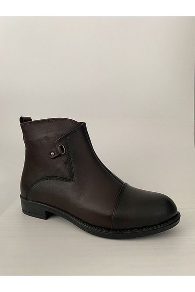 Scavia 573 Ορθοπεδικές Γνήσιες Γυναικείες Δερμάτινες Μπότες Μαύρες