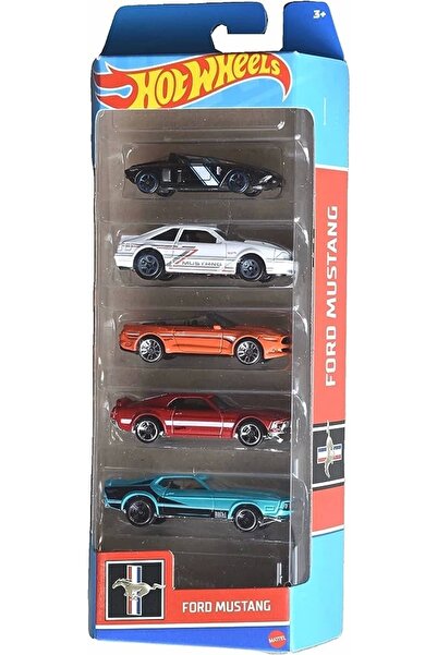 HOT WHEELS 5'li Araba Seti 01806 HFV92 Ford Mustang