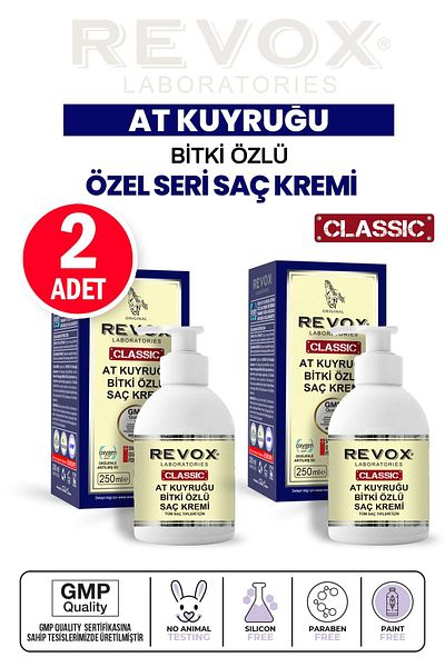 Revox Special Hair Care Cream with Ponytail Plant Extract / Set of 2 / 250 ml 250 ml