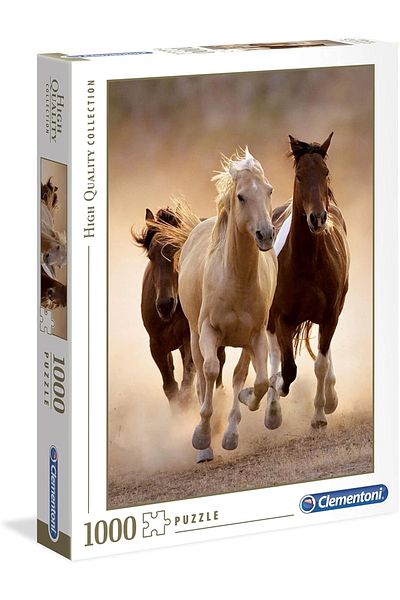 CLEMENTONI 39168 Running Horses 1000 Piece Puzzle