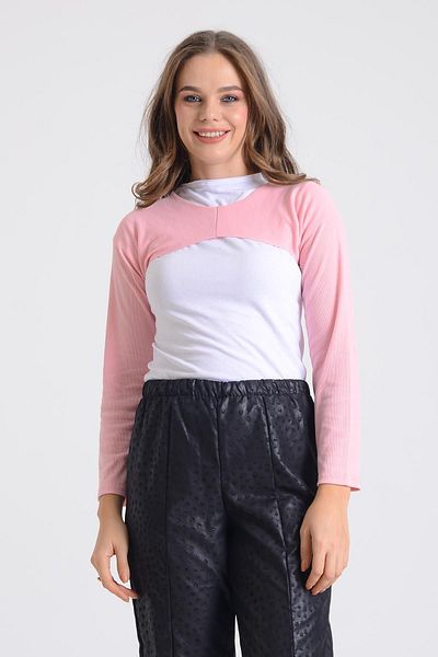 PİNKMARK PINKMARK ΓΥΝΑΙΚΕΙΑ ΕΣΩΡΟΥΧΑ HIJAB ΜΑΚΡΥ ΜΑΝΙΚΙ ΠΑΛΤΟ BOLERO PMBL25545