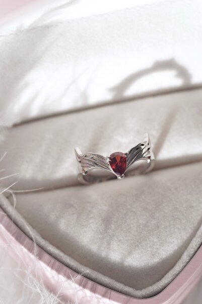 AŞIK ACCESSORIES WANDA Scarlet Witch Yüzük-925 Ayar Gümüş
