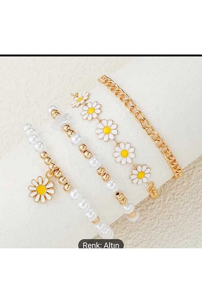 MEVAFA Small Elegant Daisy Bracelet