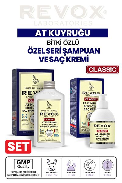 Revox Ponytail Herb Shampoo and Conditioner to Prevent Hair Loss