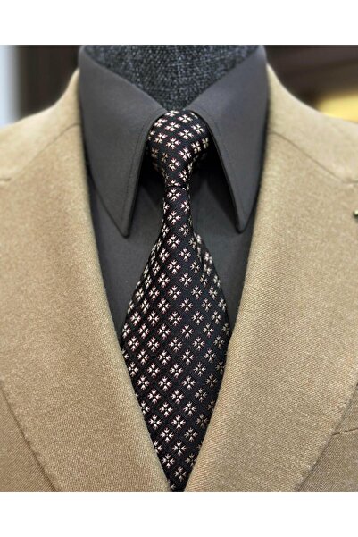 TerziAdemAltun Ανδρικό μπουφάν με διπλό στήθος σε ιταλικό στυλ camel T10744