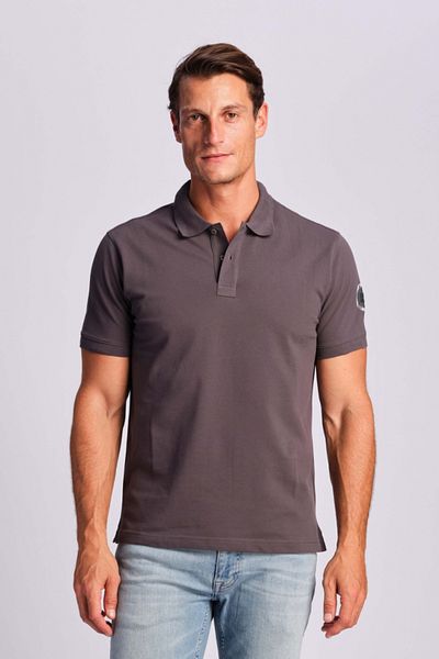 Ruck & Maul Ανδρικό μπλουζάκι πόλο Asphalt Grey