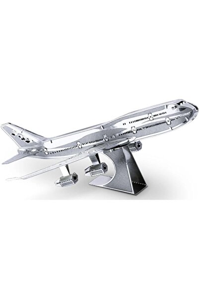 DIY 3D Metal Puzzle Boeing 747 Yolcu Uçağı Hediyelik Maket 14 yaş