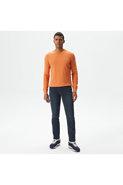 Lacoste Erkek Slim Fit Lacivert Jean Pantolon