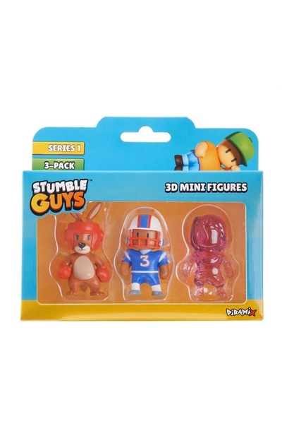 GIOCHI PREZIOSI مجموعة شخصيات صغيرة مكونة من 3 قطع من Stumble Guys - S1 TUY01000 موديل 2