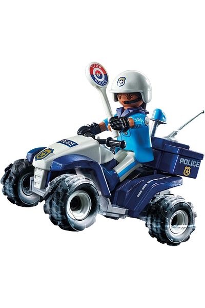 Playmobil City Action 71092 Police Quadrilateral Off-Road Vehicle