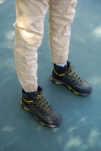 Riccon Χακί Unisex 3d Rubber Trekking Boots00128055