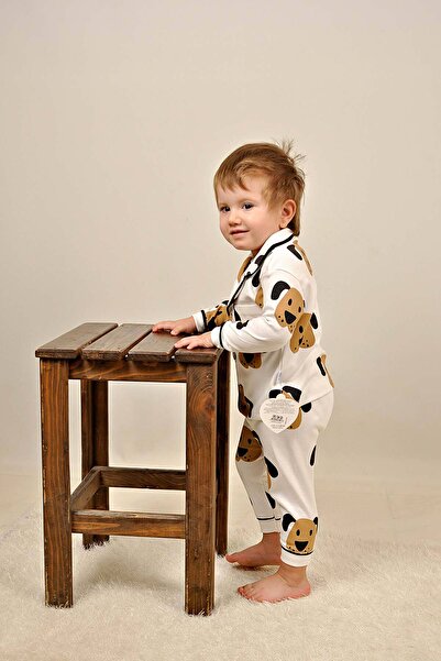 Peki Baby Add 5 Pay 4 Newborn Children's Cotton Dog Jacket Collar Pajama Set Gift Bottom Top 14734