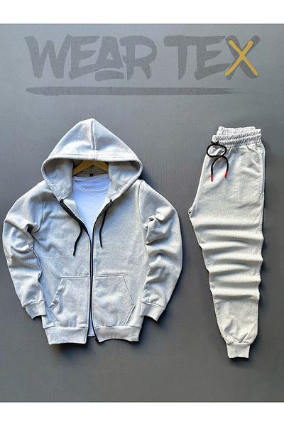 WEARTEX 3-Piece Unisex Jacket - T-Shirt - Tracksuit Set