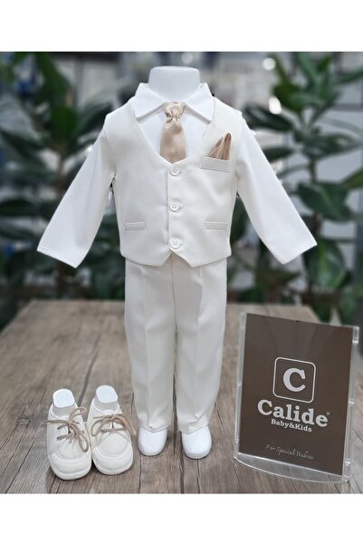 Calide Baby Kravat-papyonlu Erkek Bebek Mevlüt Takımı Mevlütlük Takım Özel Gün Kıyafeti Hediyesi