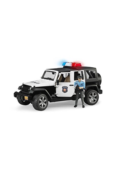 Bruder Jeep Wrangler U.R Polis Aracı Ve Memur - BR02526