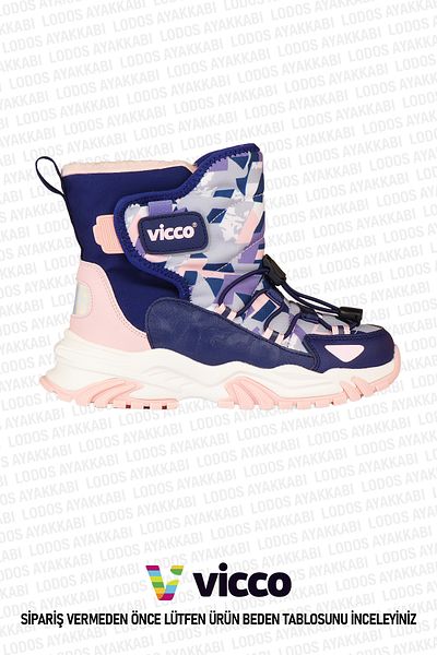 Vicco Alesta Model Lightweight Orthopedic Boy Navy Blue Boots