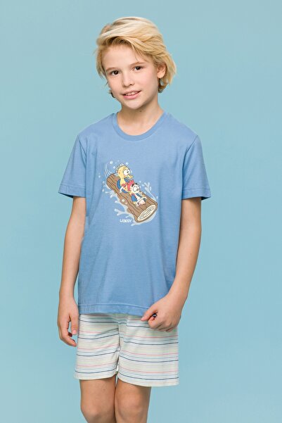 Woody 2-8 Years Old Boy Pajamas-Pss - 818-Blue