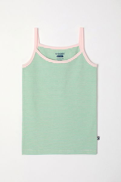 Woody 2-8 Years Girl's Athlete-Veg - 912-Striped Green