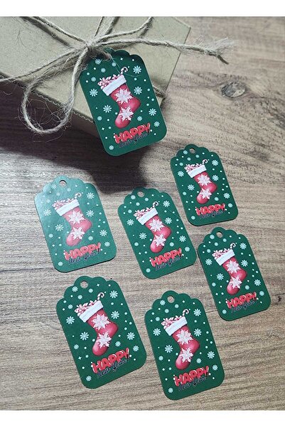 fırsatlar diyarı Etichetă din carton cu gaură pentru ambalaj cadou - Anul Nou...