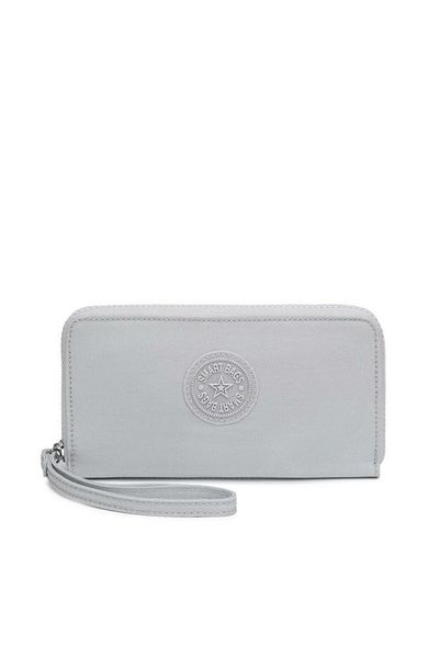 SMART BAGS Дамска чанта и портмоне Crinkle Light Grey Smb3102