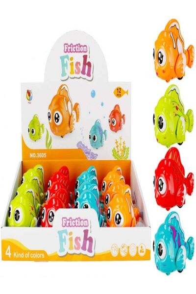 drk avm sürtmeli renkli kırılmaz balık