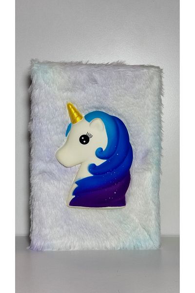 Bonjour Sanrio Plush Furry Figured Fruity Embossed Soft Squishy Lined Notebook