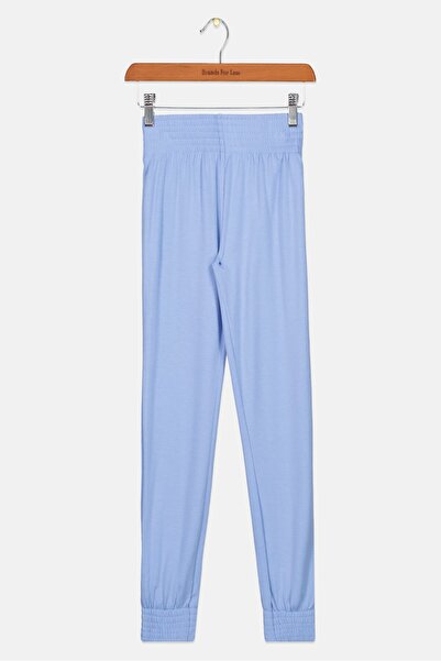 Ideology Kids Girl Shirred Jogger Pants, Light Blue