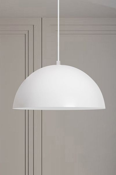 Bamyum Lipeo White Chandelier Single Pendant Lamp Living Room Kitchen Hairdresser Cafe Lamp Decorative Lighting Patisserie