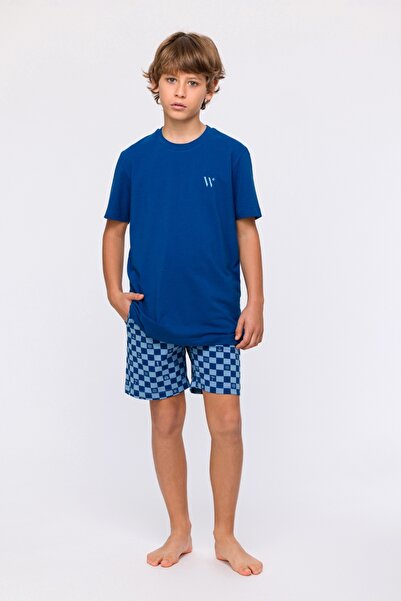 Woody Πιτζάμα για αγόρι 2-8 ετών-Qpb - 843-Navy Blue