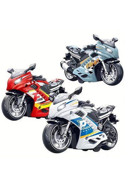 Tıfıl Toys محرك كاواساكي مع ضوء احتكاك وصوت 7732، محرك لعبة